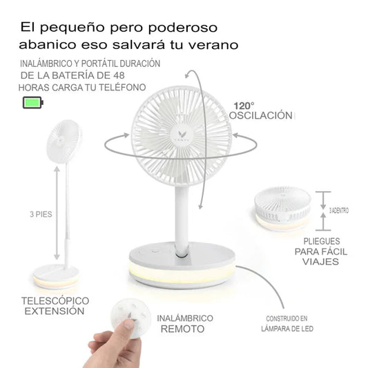 VentilaMax - Ventilador 5 en 1 🚀💡🌬️